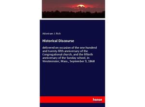 9783337262242 - Historical Discourse - Adoniram J Rich Kartoniert (TB)