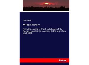 9783337274566 - Modern history - Peter Fredet Kartoniert (TB)