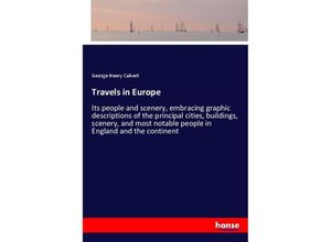 9783337292294 - Travels in Europe - George Henry Calvert Kartoniert (TB)