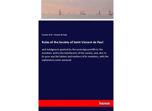 9783337300265 - Rules of the Society of Saint Vincent de Paul - Society of St Vincent de Paul Kartoniert (TB)