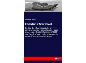 9783337301040 - Description of Satans Court - Walter B Harris Kartoniert (TB)