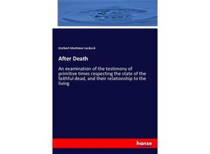 9783337302900 - After Death - Herbert Mortimer Luckock Kartoniert (TB)