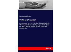 9783337307776 - Mistakes of Ingersoll - James Baird McClure Kartoniert (TB)