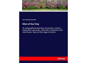 9783337308261 - Men of Our Day - Linus Pierpont Brockett Kartoniert (TB)