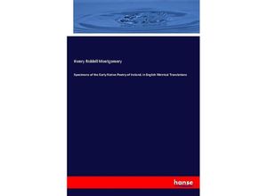 9783337323592 - Specimens of the Early Native Poetry of Ireland in English Metrical Translations - Henry Riddell Montgomery Kartoniert (TB)