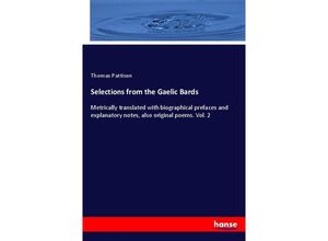 9783337328443 - Selections from the Gaelic Bards - Thomas Pattison Kartoniert (TB)