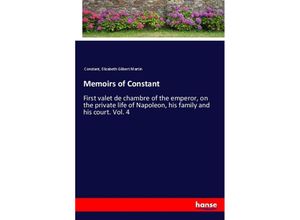 9783337350277 - Memoirs of Constant - Constant Elizabeth Gilbert Martin Kartoniert (TB)