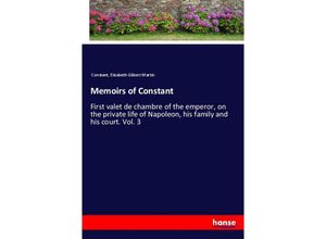 9783337350284 - Memoirs of Constant - Constant Elizabeth Gilbert Martin Kartoniert (TB)