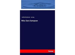 9783337351830 - Miss Sara Sampson - Gotthold Ephraim Lessing Kartoniert (TB)