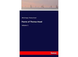 9783337368562 - Poems of Thomas Hood - Alfred Ainger Thomas Hood Kartoniert (TB)