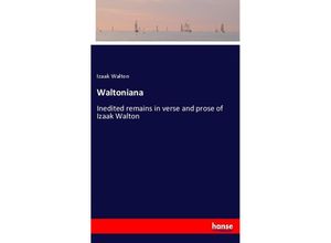 9783337369002 - Waltoniana - Izaak Walton Kartoniert (TB)