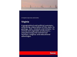 9783337373764 - Virginia - of Immigration Virginia Board Jediah Hotchkiss Kartoniert (TB)