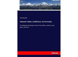 9783337377274 - Hydraulic Tables Coefficients and Formulae - John Neville Kartoniert (TB)