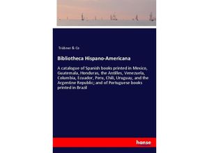 9783337383015 - Bibliotheca Hispano-Americana Kartoniert (TB)