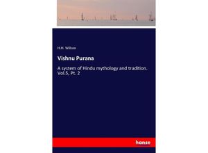 9783337385453 - Vishnu Purana - H H Wilson Kartoniert (TB)