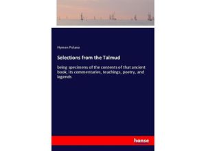 9783337391942 - Selections from the Talmud - Hymen Polano Kartoniert (TB)