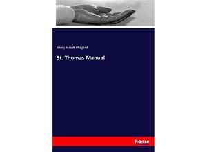 9783337395551 - St Thomas Manual - Henry Joseph Pflugbeil Kartoniert (TB)