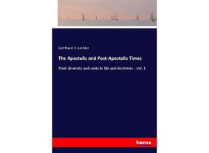 9783337403706 - The Apostolic and Post-Apostolic Times - Gotthard V Lechler Kartoniert (TB)