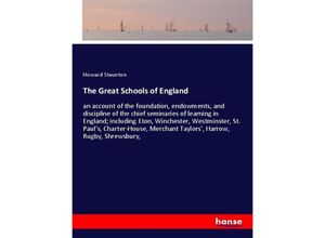 9783337423391 - The Great Schools of England - Howard Staunton Kartoniert (TB)