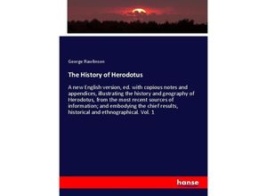 9783337425838 - The History of Herodotus - George Rawlinson Kartoniert (TB)