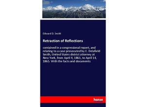 9783337434427 - Retraction of Reflections - Edward D Smith Kartoniert (TB)