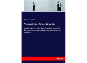 9783337434519 - Vocabulaire des Termes de Marine - Daniel Lescallier Kartoniert (TB)