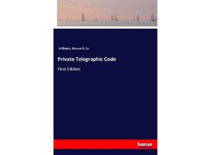 9783337438890 - Private Telegraphic Code Kartoniert (TB)