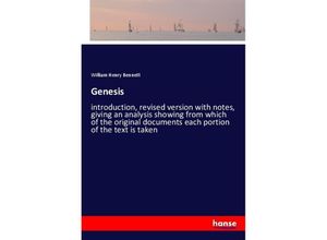 9783337439309 - Genesis - William Henry Bennett Kartoniert (TB)