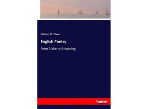 9783337442699 - English Poetry - William M Dixon Kartoniert (TB)