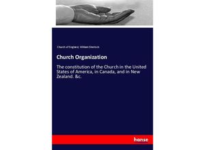 9783337447083 - Church Organization - Church of England William Sherlock Kartoniert (TB)