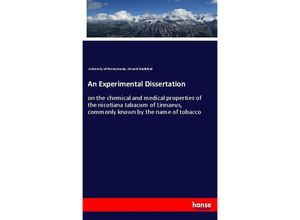 9783337447984 - An Experimental Dissertation - University of Pennsylvania Edward Brailsford Kartoniert (TB)