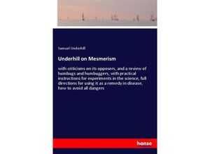 9783337454128 - Underhill on Mesmerism - Samuel Underhill Kartoniert (TB)