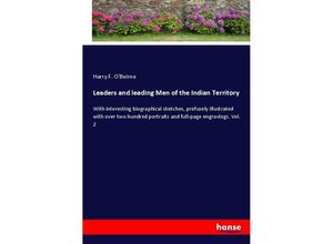 9783337465889 - Leaders and leading Men of the Indian Territory Kartoniert (TB)