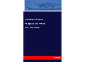 9783337473105 - An Epistle to a Friend - Thomas Cadell William Davies Samuel Rogers Kartoniert (TB)