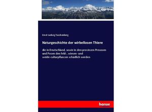 9783337485719 - Naturgeschichte der wirbellosen Thiere - Ernst Ludwig Taschenberg Kartoniert (TB)