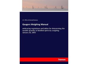 9783337486426 - Gaugers Weighing Manual - U S Office of Internal Revenue Kartoniert (TB)