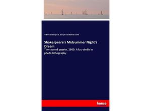 9783337511159 - Shakespeares Midsummer Nights Dream - William Shakespeare Joseph Woodfall Ebsworth Kartoniert (TB)