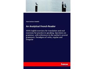 9783337511838 - An Analytical French Reader - Jean Gustave Keetels Kartoniert (TB)