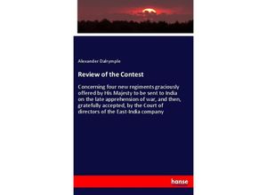 9783337517700 - Review of the Contest - Alexander Dalrymple Kartoniert (TB)