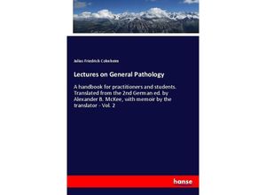 9783337534356 - Lectures on General Pathology - Julius Friedrich Cohnheim Kartoniert (TB)