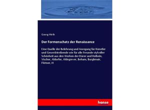 9783337537418 - Der Formenschatz der Renaissance - Georg Hirth Kartoniert (TB)