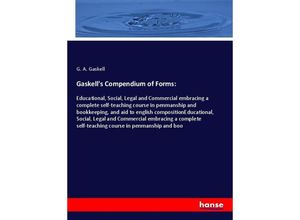 9783337563134 - Gaskells Compendium of Forms - G A Gaskell Kartoniert (TB)