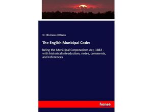 9783337565930 - The English Municipal Code - W Ellis Hume-Williams Kartoniert (TB)