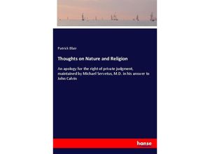 9783337566340 - Thoughts on Nature and Religion - Patrick Blair Kartoniert (TB)