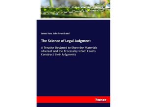 9783337568511 - The Science of Legal Judgment - James Ram John Townshend Kartoniert (TB)