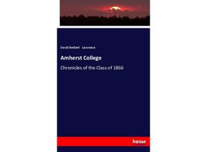 9783337571382 - Amherst College - David Herbert Lawrence Kartoniert (TB)