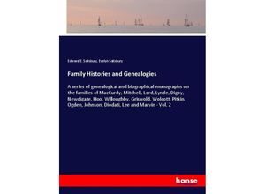 9783337577315 - Family Histories and Genealogies - Edward E Salisbury Evelyn Salisbury Kartoniert (TB)