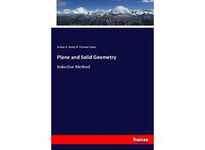 9783337592295 - Plane and Solid Geometry - Arthur A Dodd B Thomas Chace Kartoniert (TB)