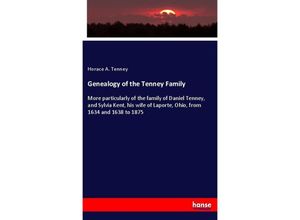 9783337595920 - Genealogy of the Tenney Family - Horace A Tenney Kartoniert (TB)