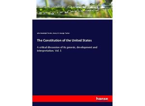 9783337598754 - The Constitution of the United States - John Randolph Tucker Henry St George Tucker Kartoniert (TB)